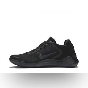 Nike Men’s Free Run 2018 Black Athletic Sneakers 8